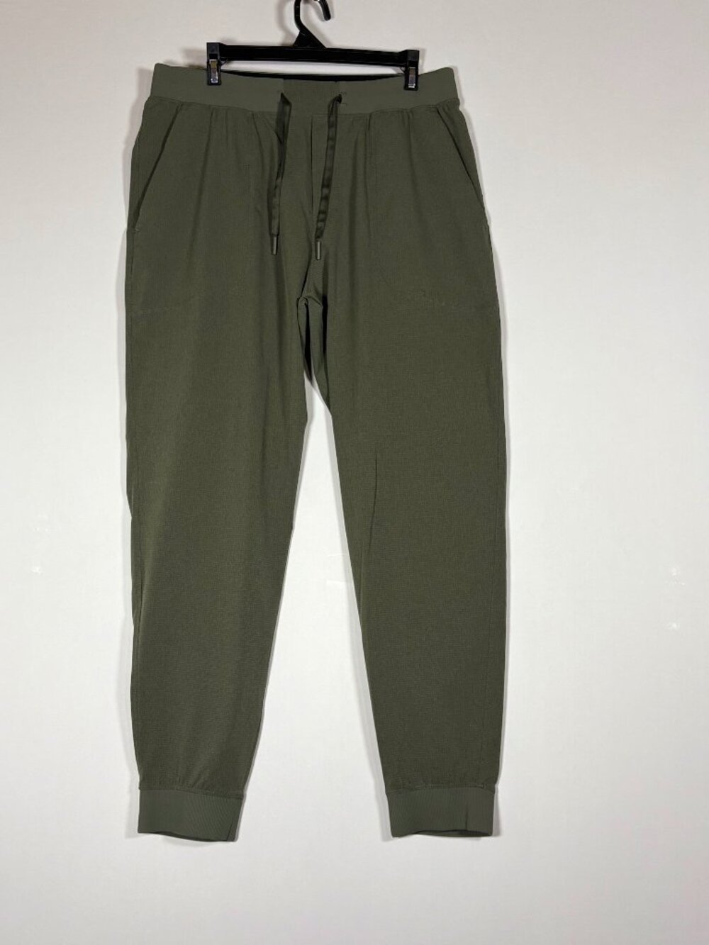 Lululemon ABC Jogger WovenAir Green Tapered Athletic Cargo Pants Mens Size L